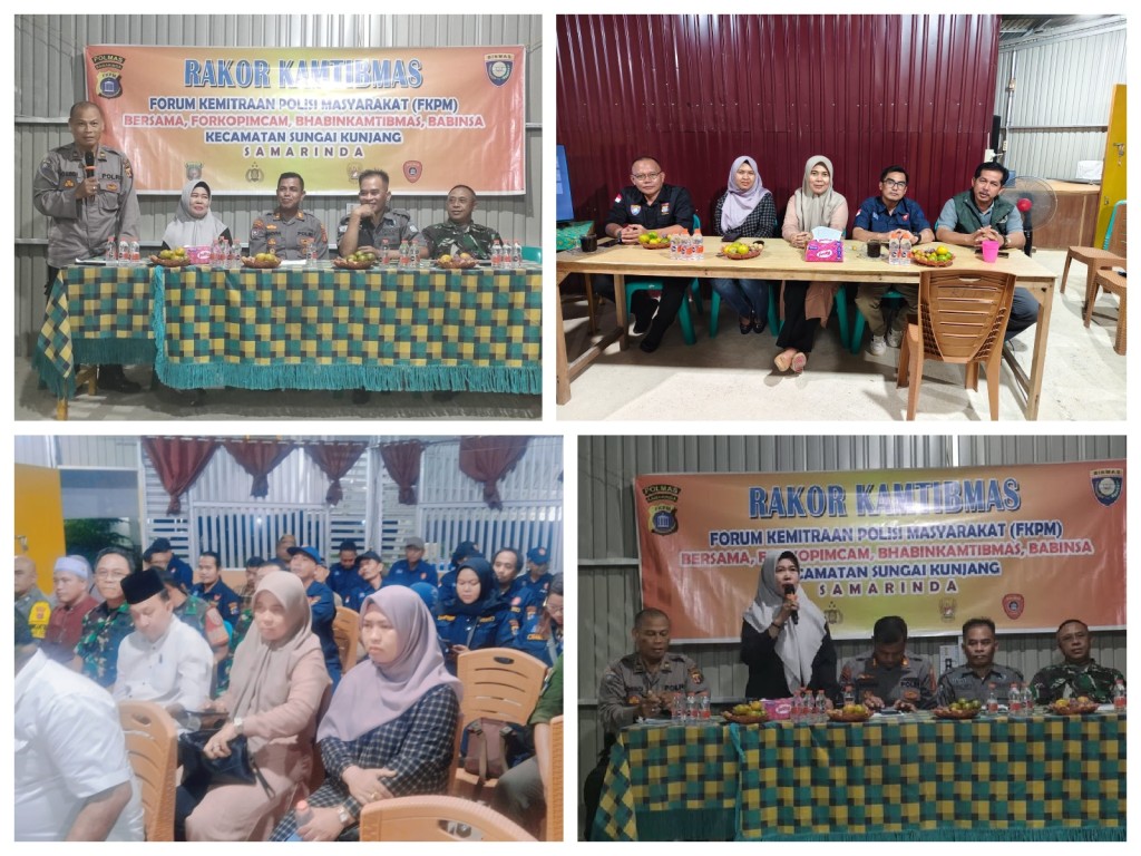 Rapat Koordinasi Kamtibmas Bersama Pimpinan Forkopimcam