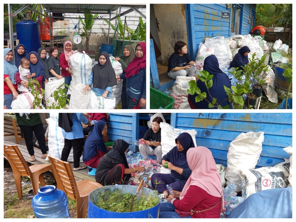 Aktivitas Ketua dan Anggota Dasa Wisma RT. 06 bersama Bank Ramli "Deluga Hijau RT. 06"
