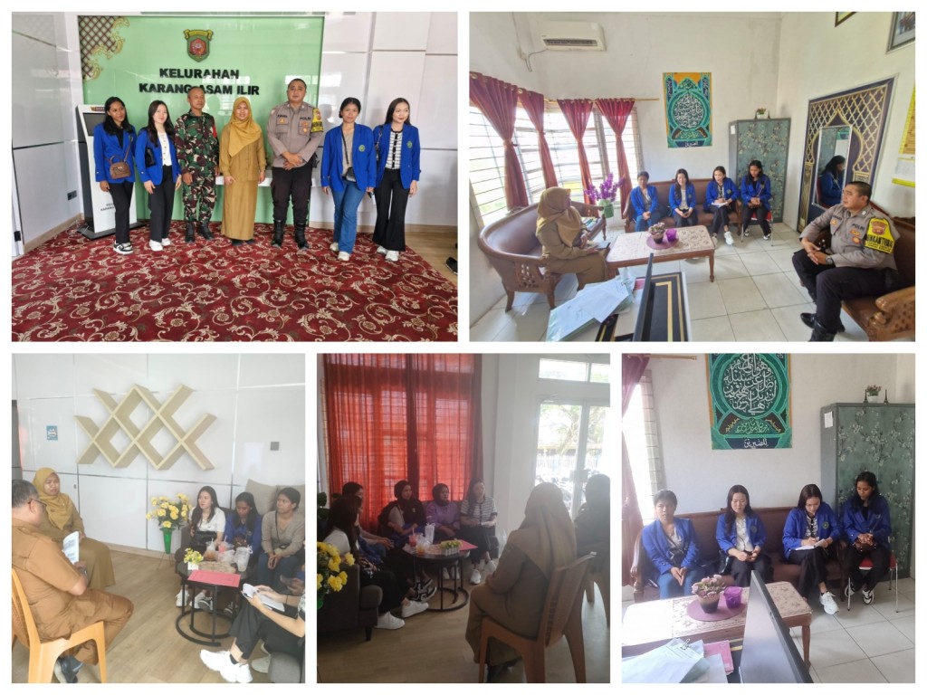 Menerima kedatangan Mahasiswa Universitas Widya Gama Mahakam Samarinda