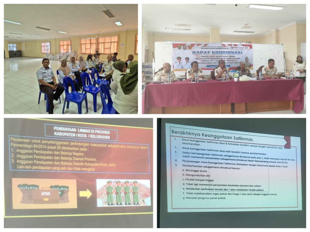 Rapat koordinasi Kasat Linmas (Lurah) Se Kota Samarinda