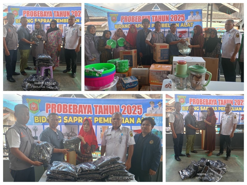 Serah terima barang Non Infrastruktur Bidang Sapras Probebaya Tahun 2025