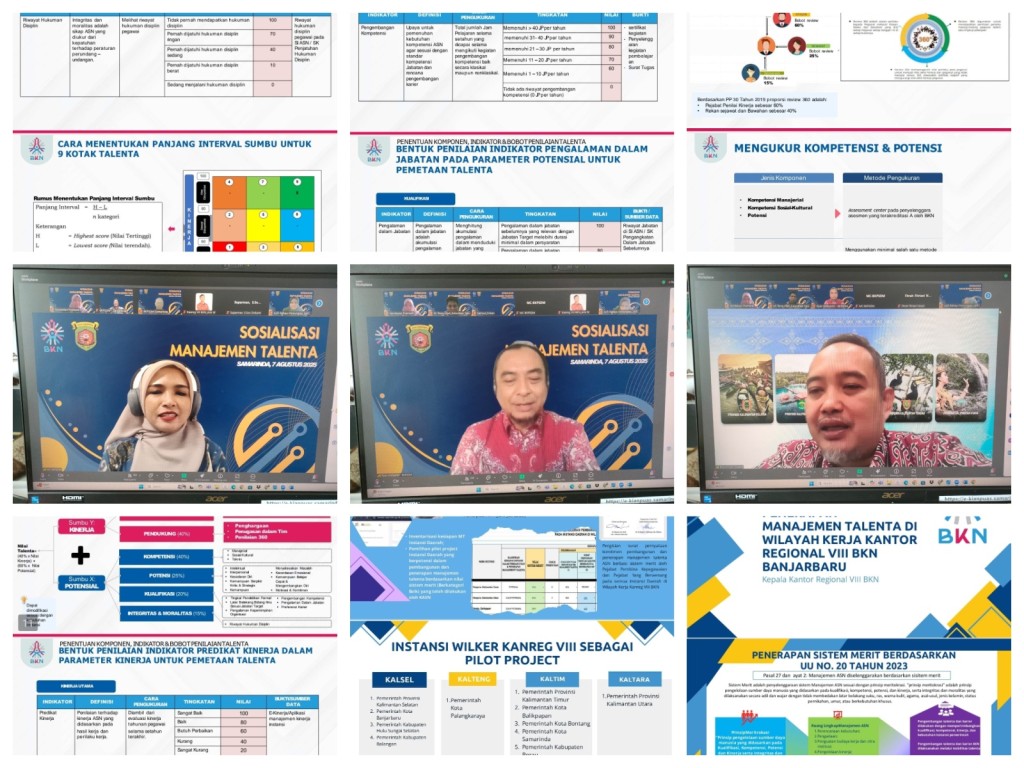Zoom Meeting Sosialisasi Manajemen Talenta