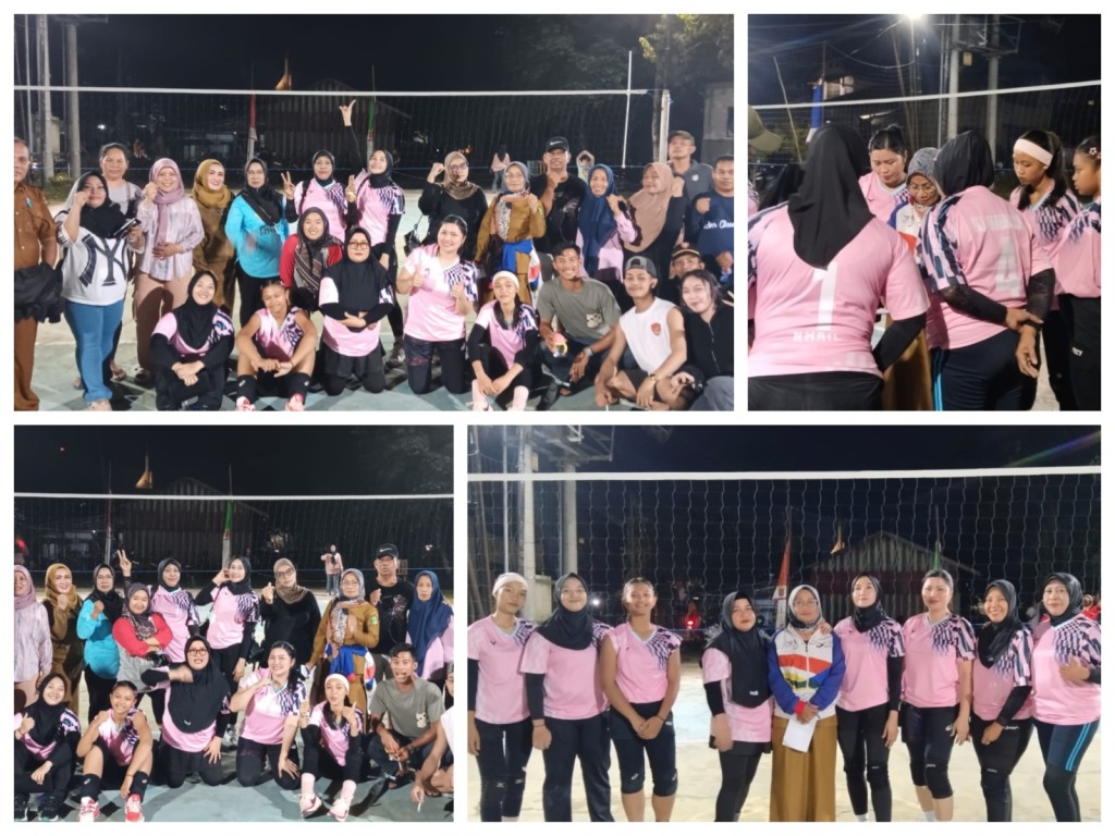 lomba Voli putri kelurahan karang asam ilir