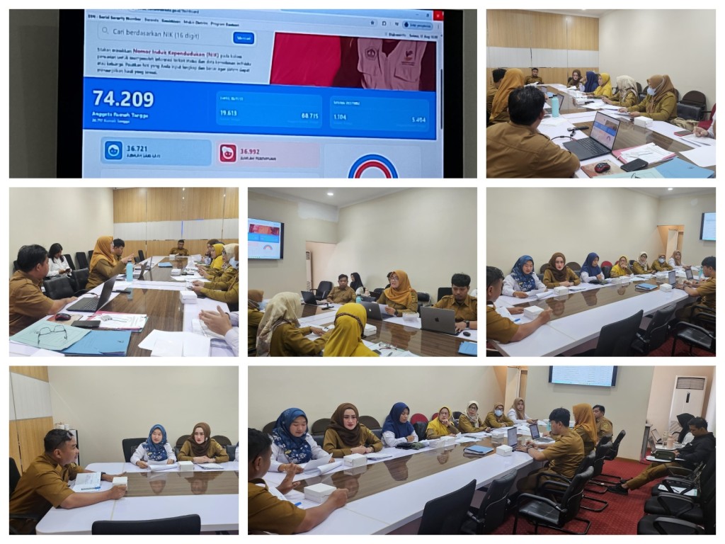 Rapat koordinasi pembagian kartu SSN oleh Diskominfo