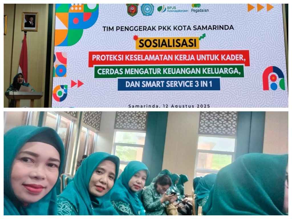 Sosialisasi Proteksi Keselamatan Kerja untuk Kader, Cerdas Mengatur Keuangan Keluarga dan Smart Service 3 in 1