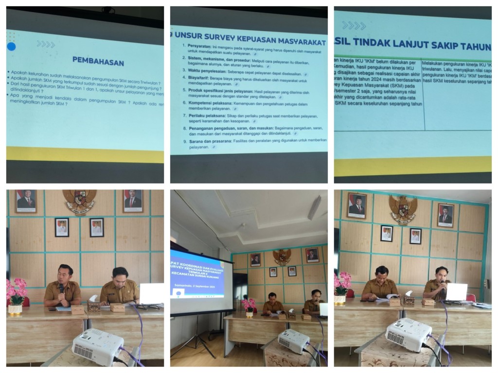 Rapat Evaluasi SKM Triwulan 2