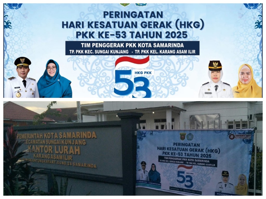 Selamat Hari Kesatuan Gerak (HKG) PKK ke -53 Tingkat Kota Samarinda Tahun 2025