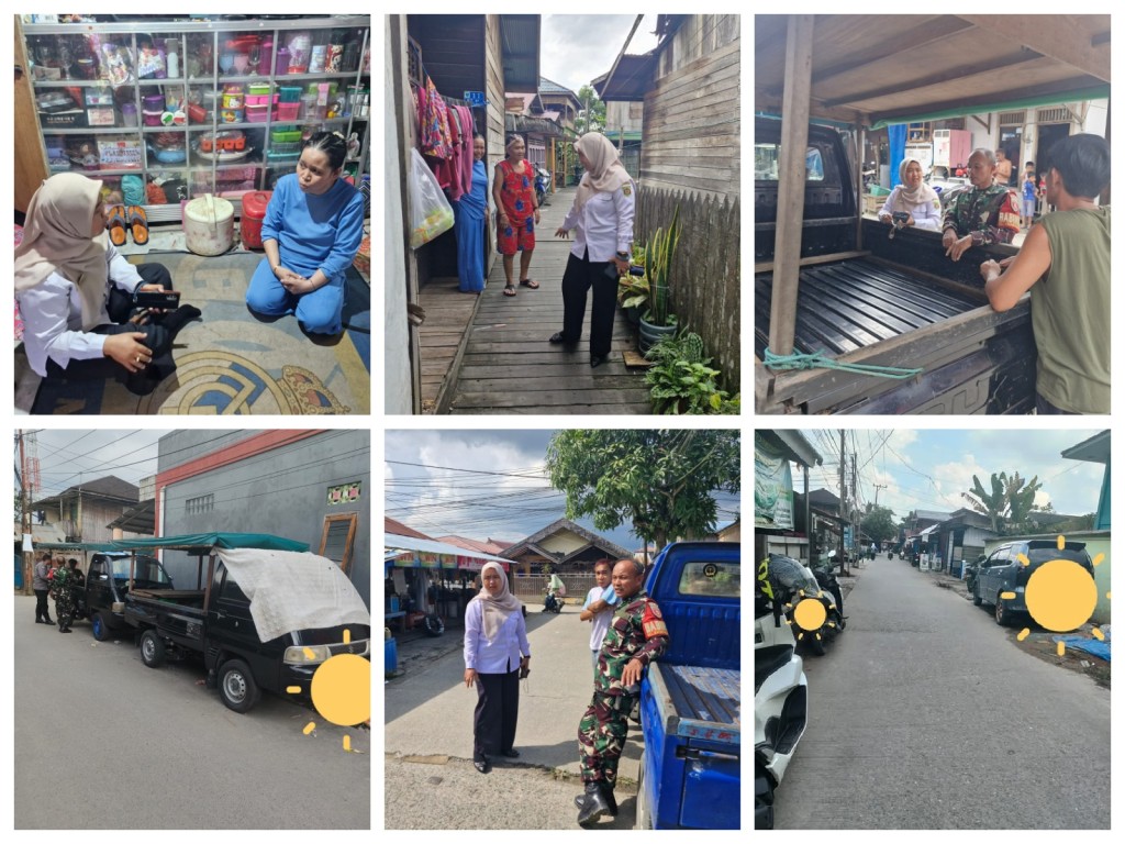 Menindaklanjuti laporan warga terkait ketertiban parkir dan kebersihan di wilayah Kelurahan Karang Asam Ilir