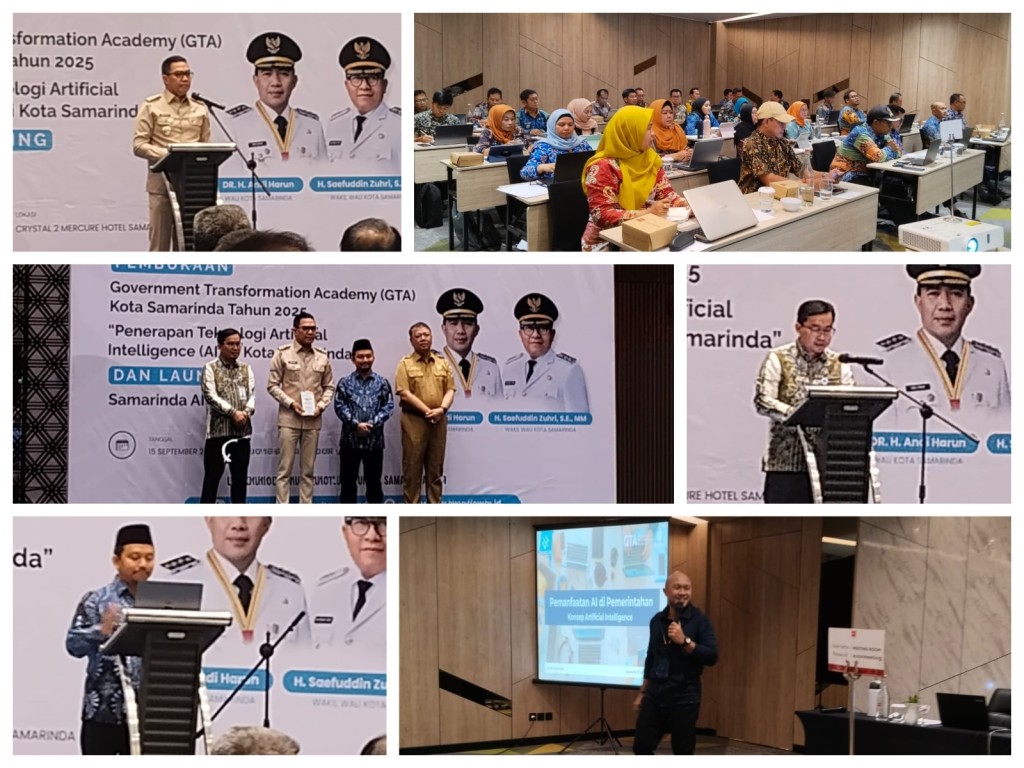 Pembukaan Pelatihan Goverment Transformation Academy (GTA) "Penerapan Teknologi Artificial Technology (AI) di Kota Samarinda