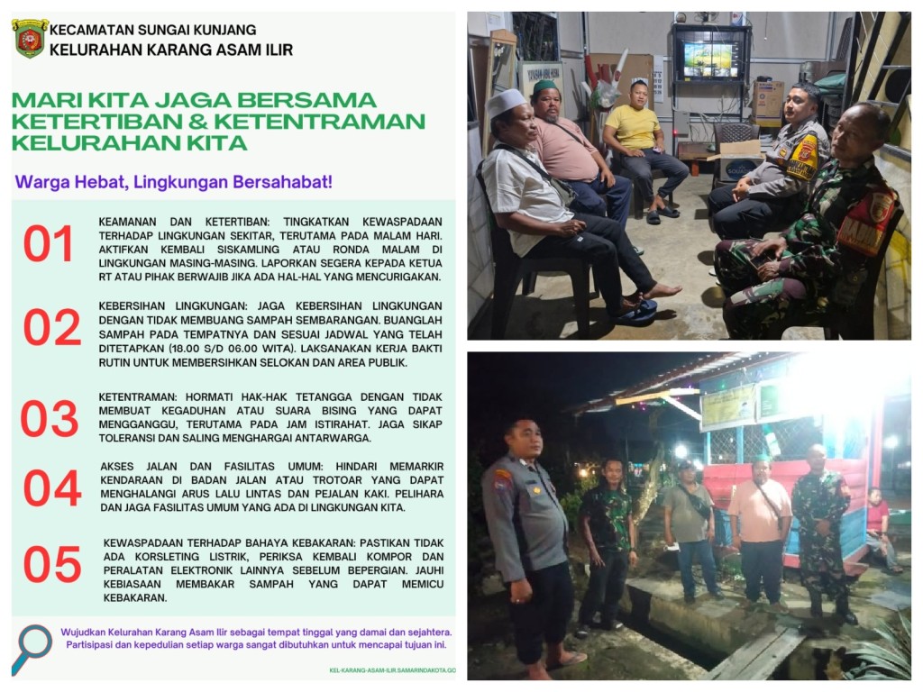 Patroli Pos Kamling di RT. 24 dan 28