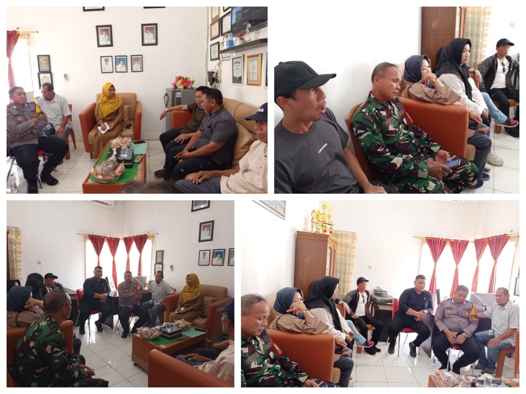 Mediasi kesepakatan bersama antara ahli waris terkait batas tanah yang ada di Jl. Suroboyo RT. 34