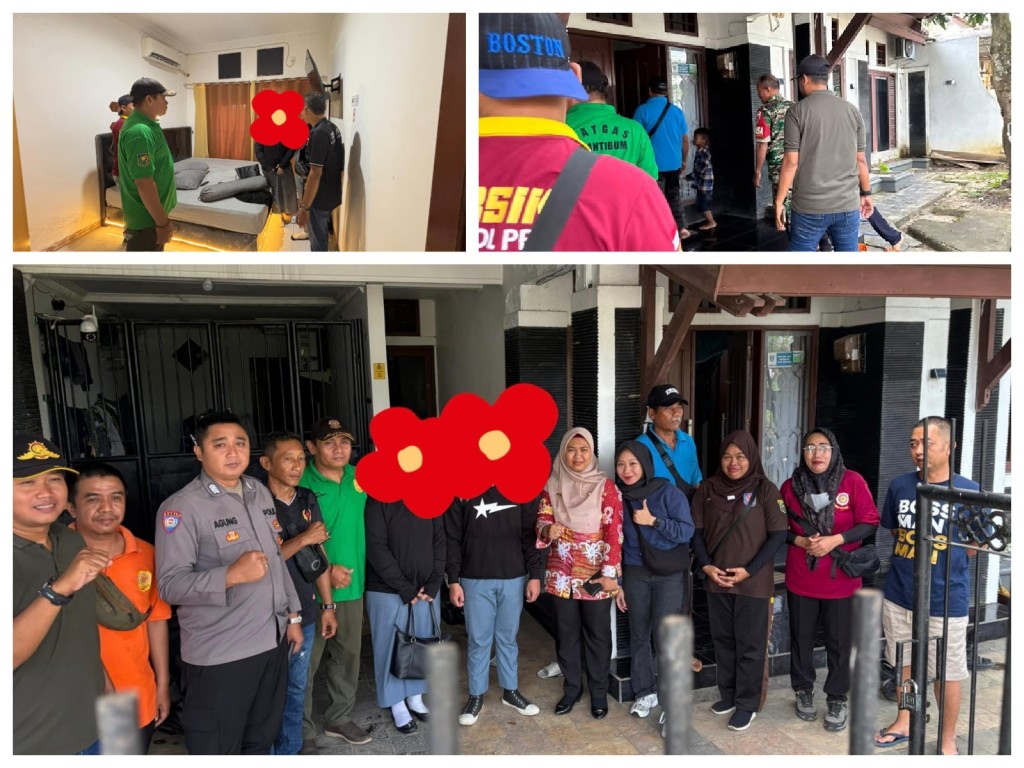 Penindakan atas laporan Ketua RT dan Warga terkait adanya dugaan aktivitas praktik prostitusi di Lingkungan RT. 24
