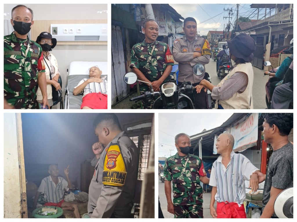 Penanganan di RT. 11 Warga tidak mampu yang memerlukan rawat inap ke RS Hermina Samarinda