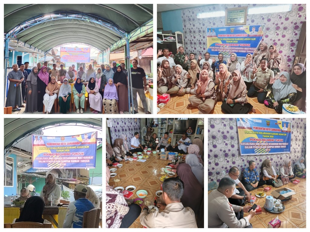 Sosialisasi Pengelolaan Sampah pada Program Probebaya Tahun 2025 Bidang Pemberdayaan Masyarakat di lingkungan RT. 17 dan 18 K