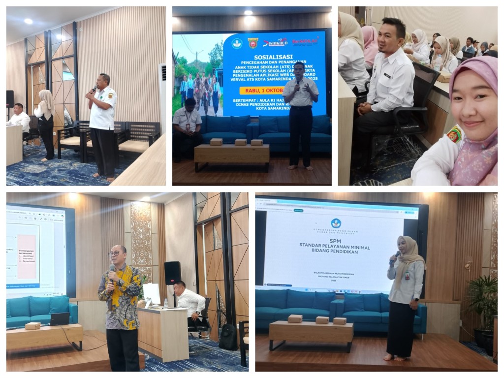 Sosialisasi Program Pencegahan dan Penanganan Anak Tidak Sekolah (ATS) dan anak Beresiko Putus Sekolah ( APBS ) Serta Pengenalan Web Aplikasi