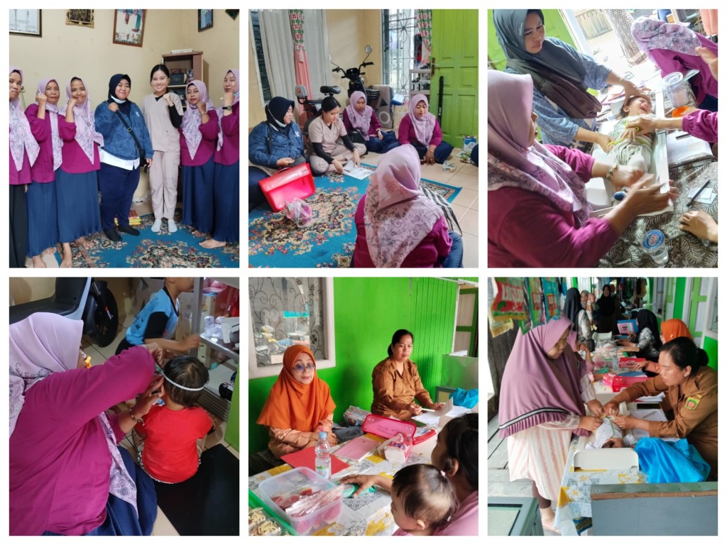 Pelaksanaan Posyandu Melati Mungil RT. 11 dan Posyandu Anggrek Ungu