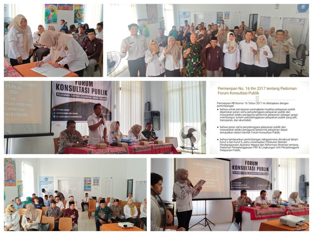 Forum Konsultasi Publik Kecamatan Sungai Kunjang