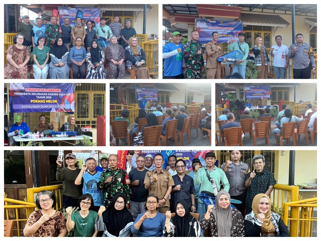 Sosialisasi Olah Raga pada Program Probebaya Tahun 2025 Bidang Pemberdayaan Masyarakat