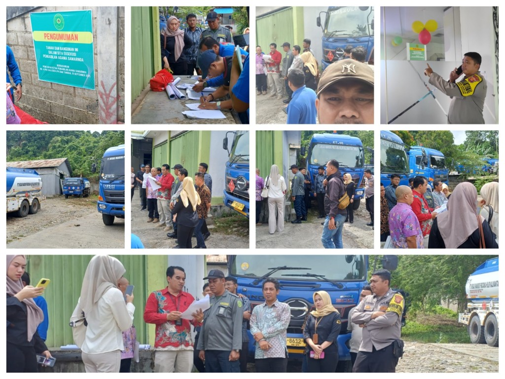 Penyitaan Eksekusi Aset oleh Pengadilan Agama Samarinda di wilayah RT. 35