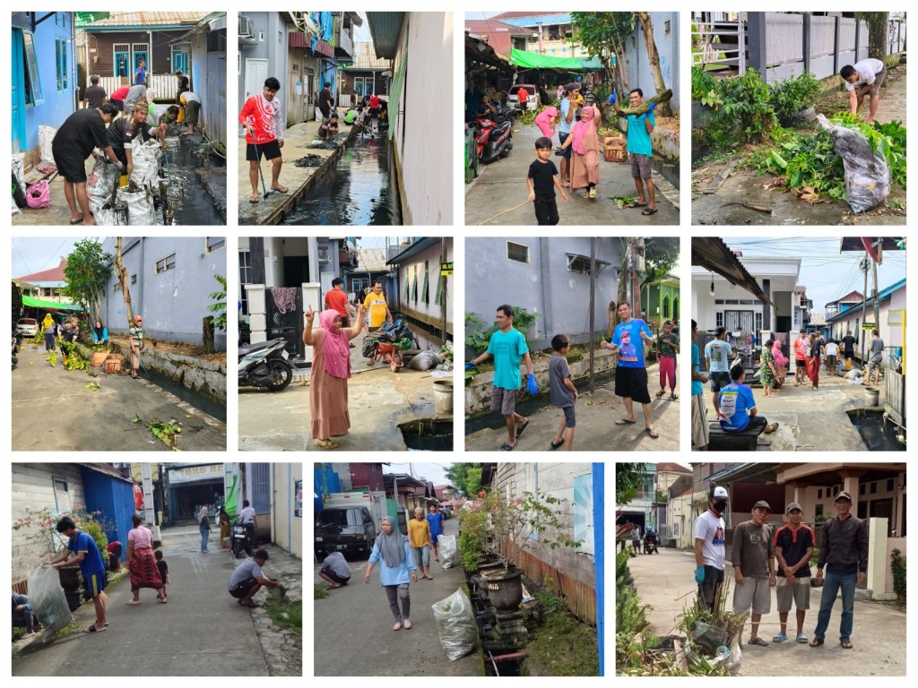 Pelaksanaan Gotong Royong di RT. 03, 04, 05, 10, 17 dan 34