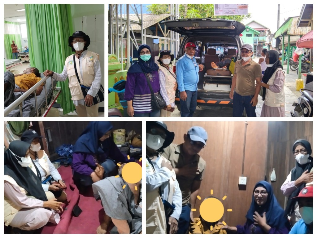 Penanganan Orang Sakit yang berdomisili di RT. 18