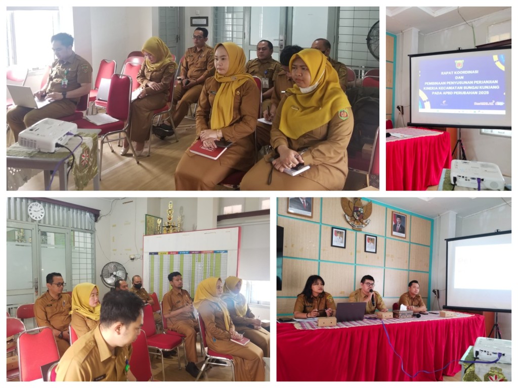 Koordinasi dan Pembinaan Penyusunan Perjanjian Kinerja APBD Perubahan Tahun 2025