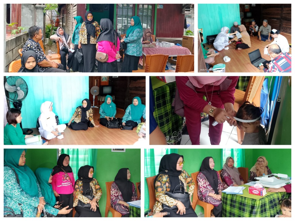 Kunjungan dan Monitoring Pelaksanaan Kegiatan Posyandu Langsat 1