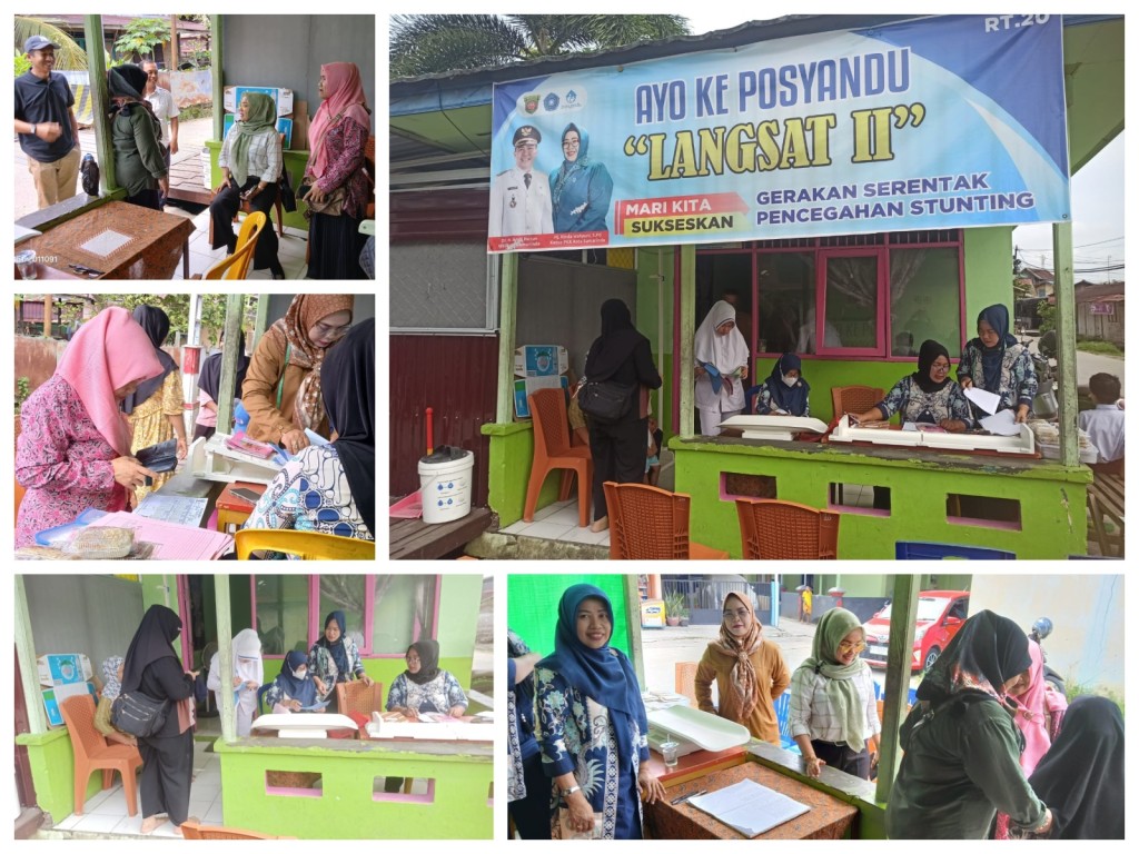 Kunjungan dan Monitoring Pelaksanaan Kegiatan Posyandu Langsat 2