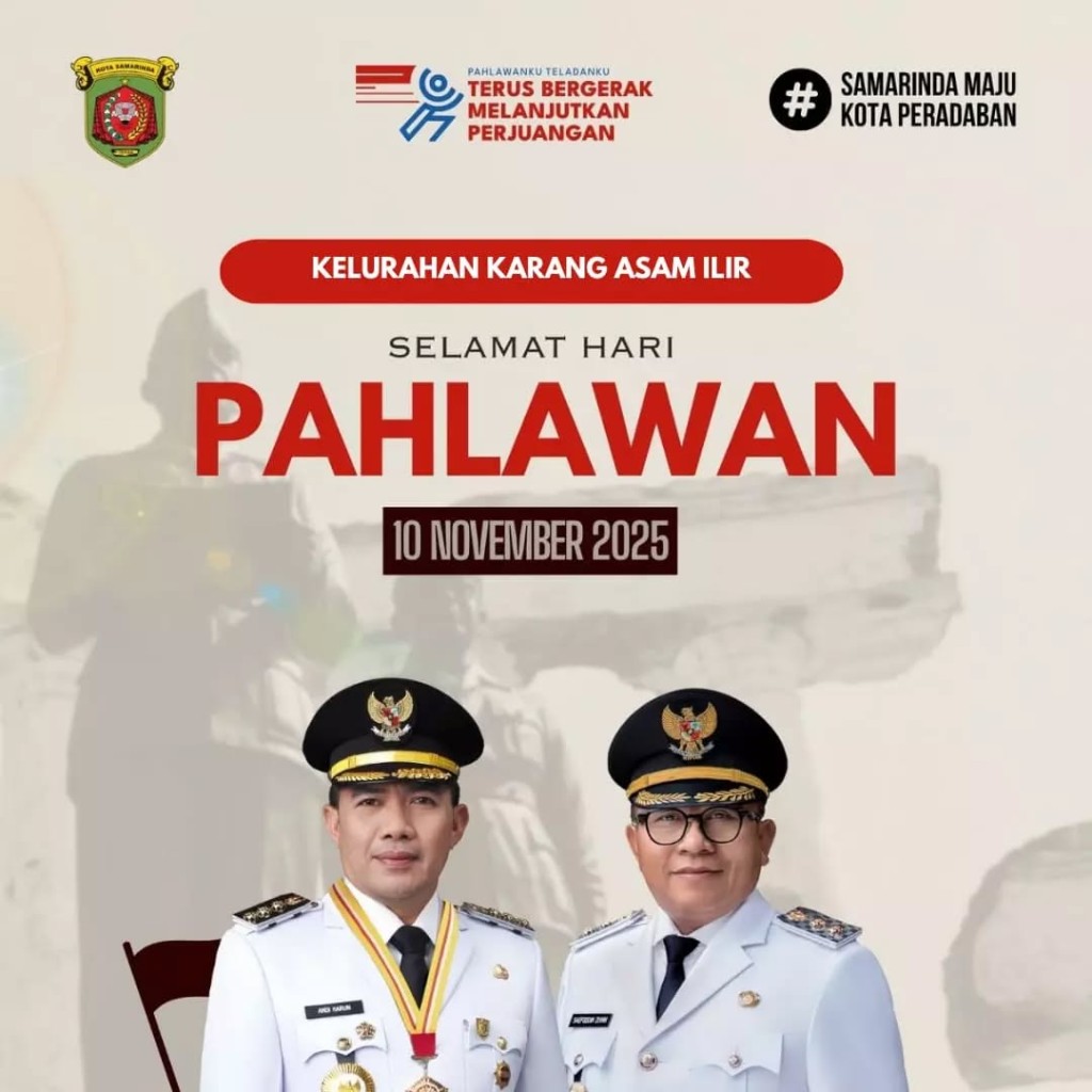 Mari terus bergerak dan melanjutkan semangat juang para pahlawan sebagai teladan dalam bekerja, melayani, dan membangun Indonesia yang lebih baik. Pahlawanku Teladanku, Terus Bergerak, Melanjutkan Perjuangan!