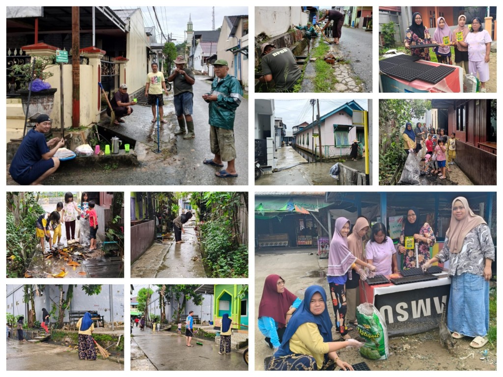 Pelaksanaan Gotong Royong di RT. 05 dan RT. 27