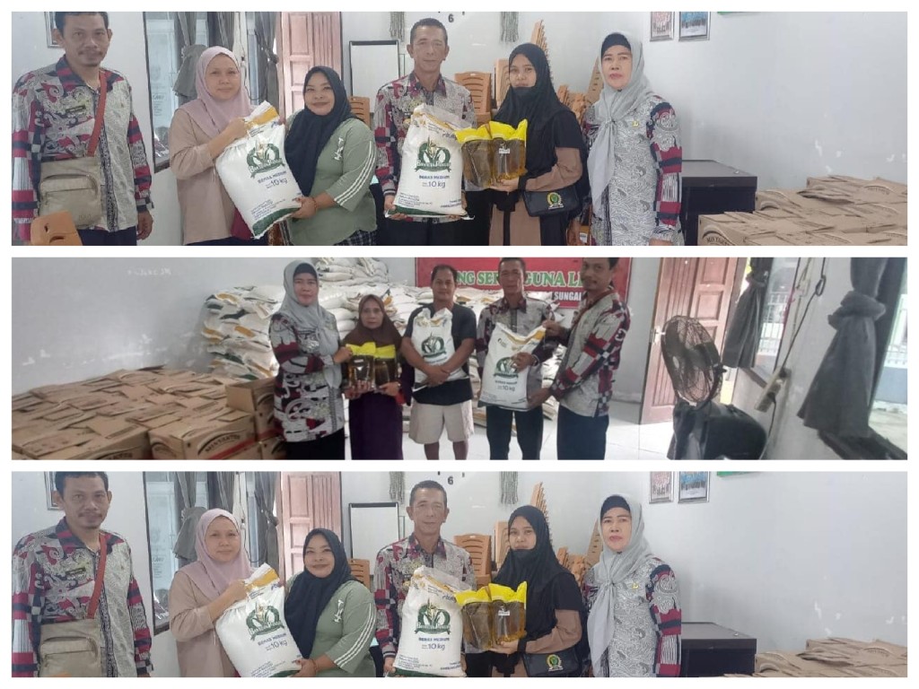 Monitoring Camat Sungai Kunjang untuk pelaksanaan kegiatan pembagian beras dan minyak goreng bantuan pangan Pemerintah