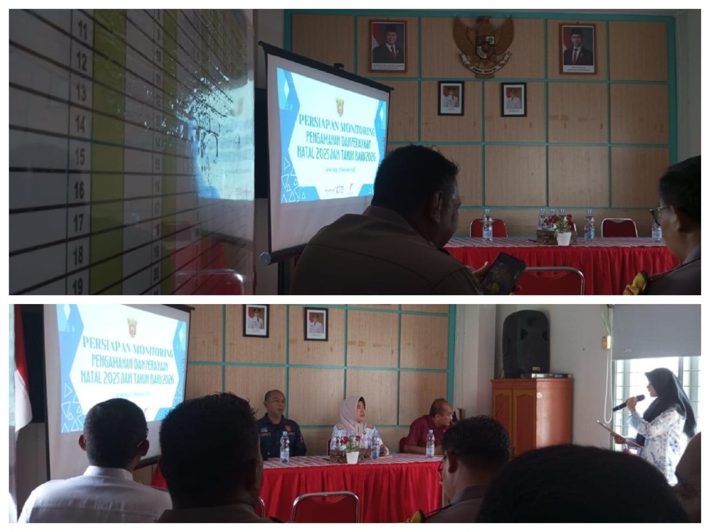 Kegiatan Persiapan Monitoring dan Pengamanan pada Perayaan Natal 2025 dan Malam Tahun Baru 2026