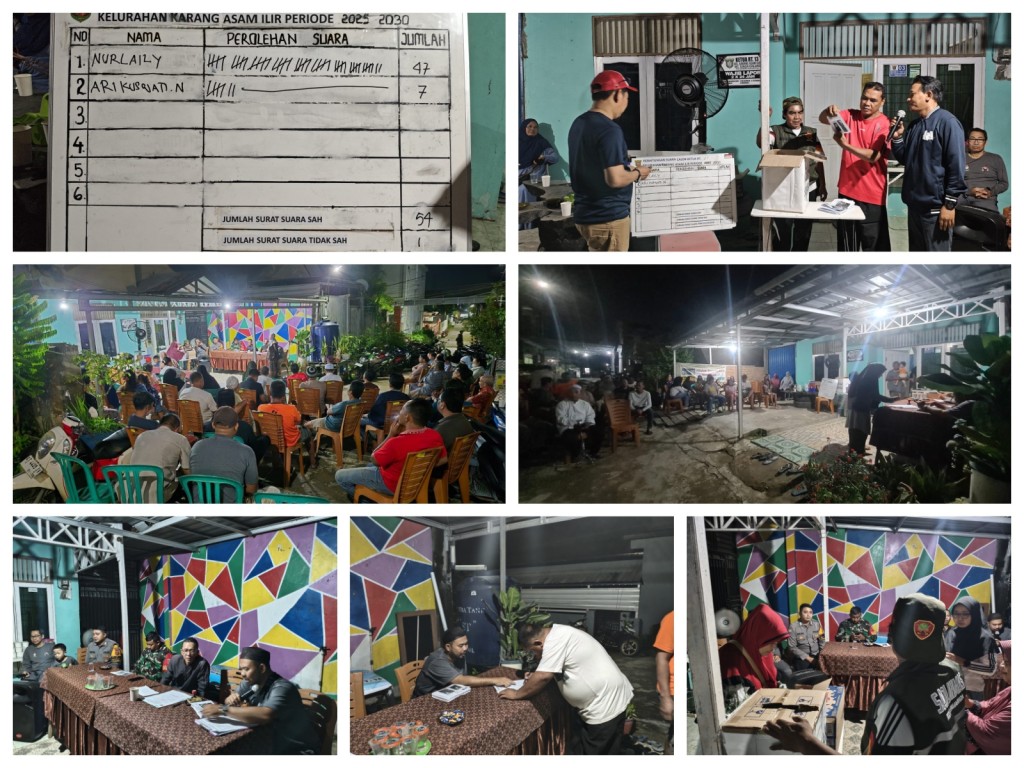 Pemilihan Ketua RT. 13 Kelurahan Karang Asam Ilir
