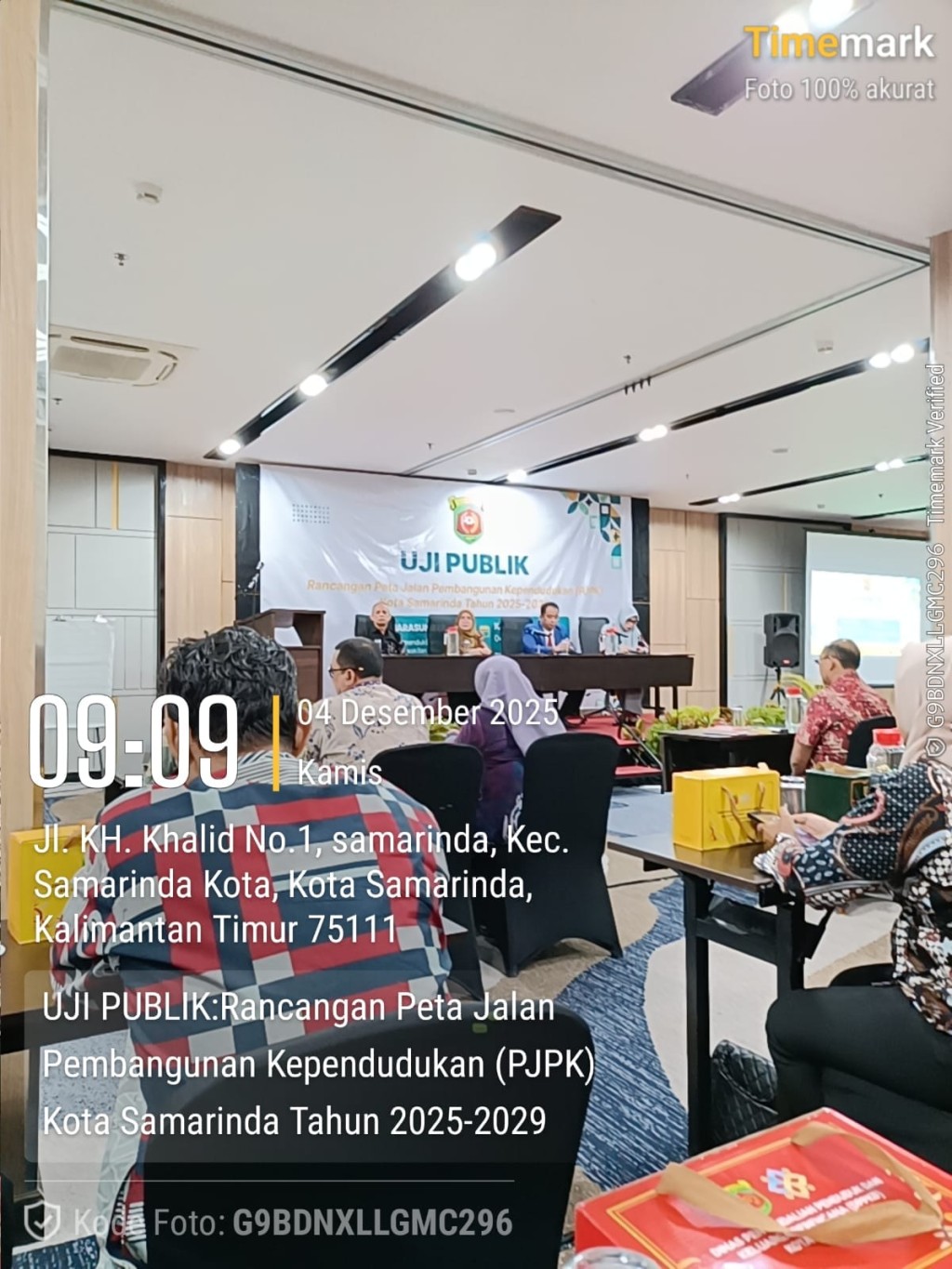 Uji Publik Rancangan Penyusunan Peta Jalan Pembangunan Kependudukan (PJPK) Kota Samarinda Tahun 2025 - 2029
