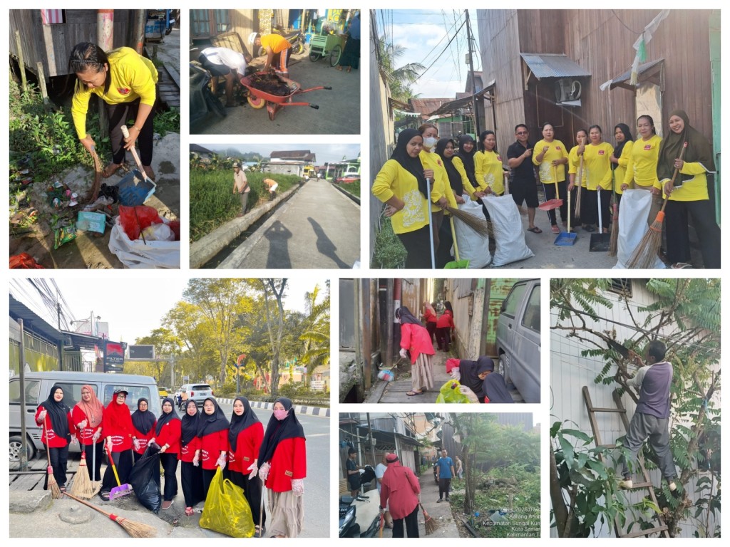 Pelaksanaan Gotong Royong di RT. 02, 30 dan 33