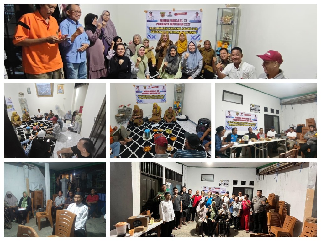 Pelaksanaan Kegiatan Rembuk Warga dalam rangka pengajuan usulan kegiatan Probebaya Tahun 2027 dan revisi usulan kegiatan Probebaya Tahun 2026 di RT 27 dan 28