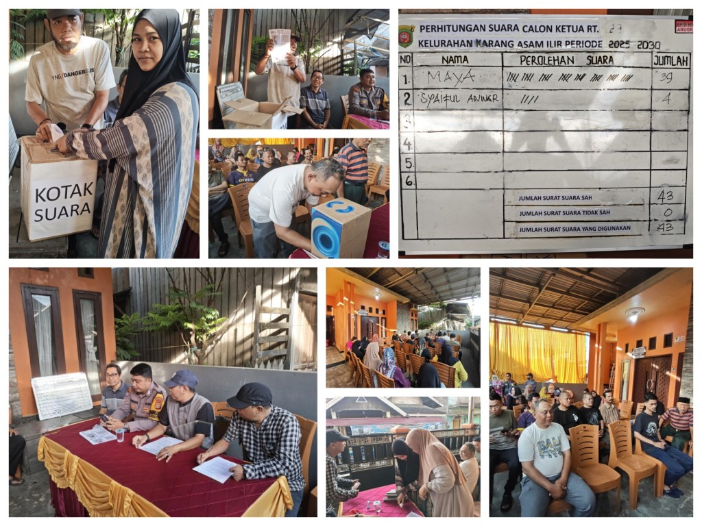 Pemilihan Ketua RT. 05 Kelurahan Karang Asam Ilir