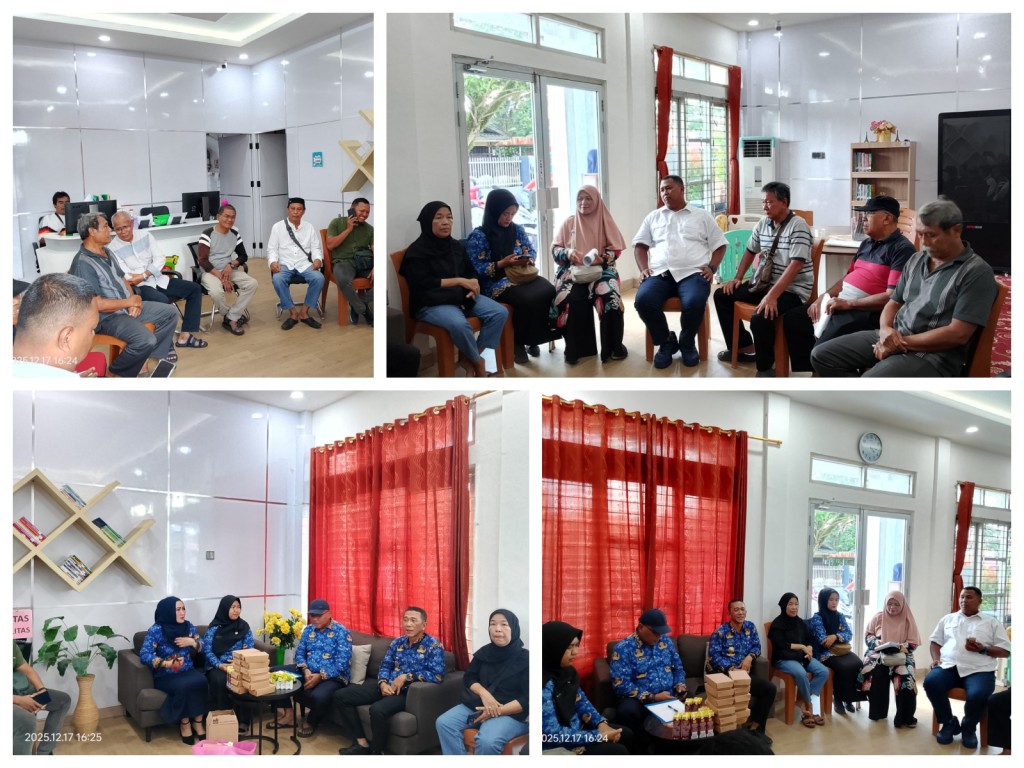 Rapat koordinasi dengan Pokmas Melon Kelurahan Karang Asam Ilir