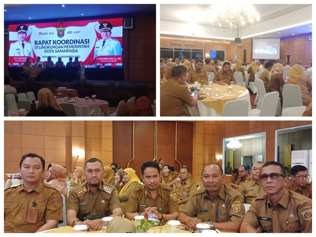 Rapat Koordinasi di Lingkungan Pemerintah Kota Samarinda