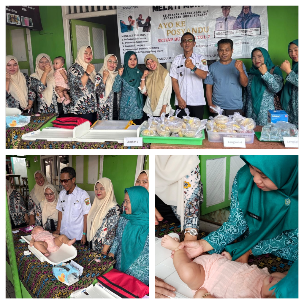 monitoring terhadap Pelayanan Kesehatan di Posyandu Melati Mungil