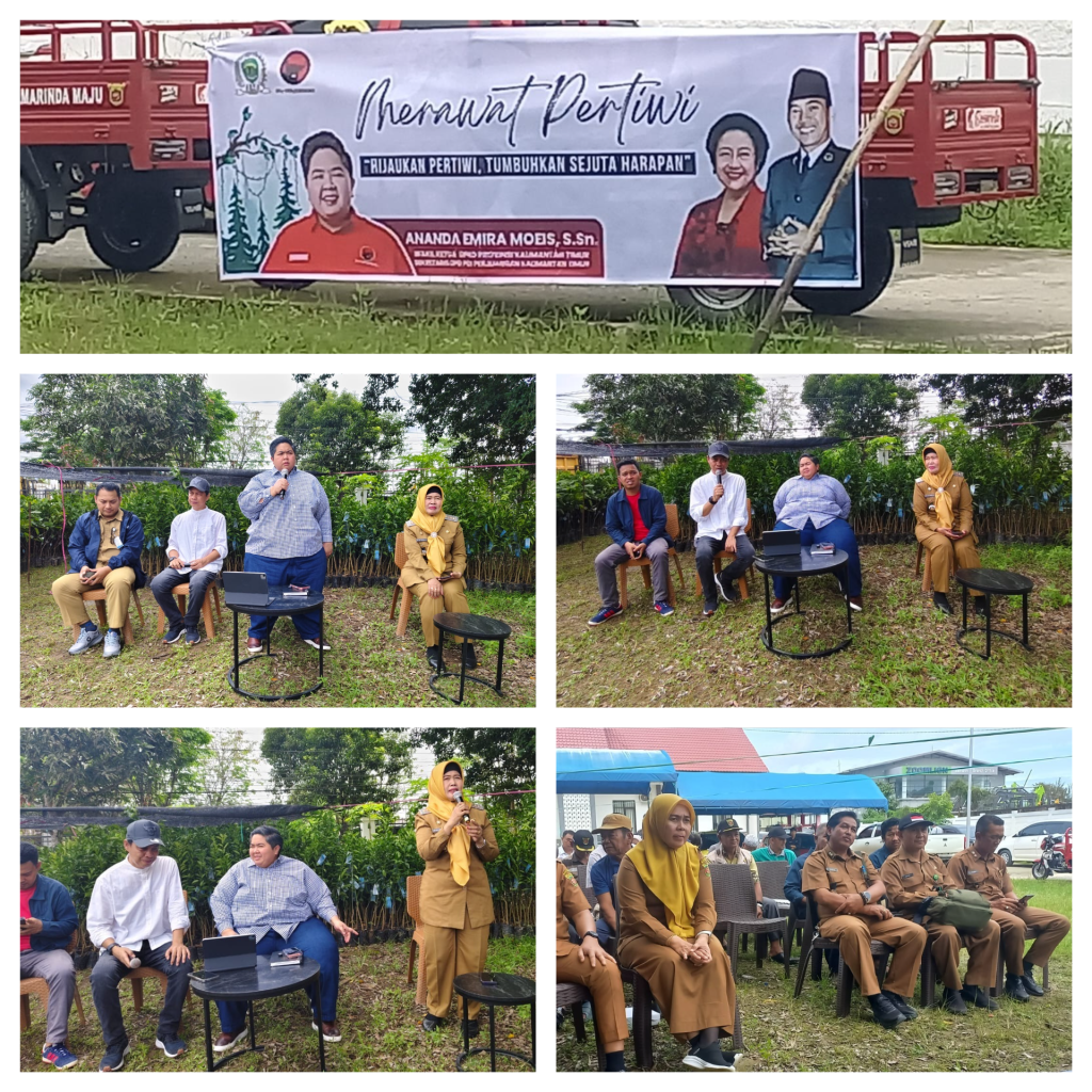Penyerahan Bibit Pohon Buah dari Anggota DPRD Provinsi Kaltim Ibu Ananda Emir Moeis dan Anggota DPRD Kota Samarinda Bapak Ronald