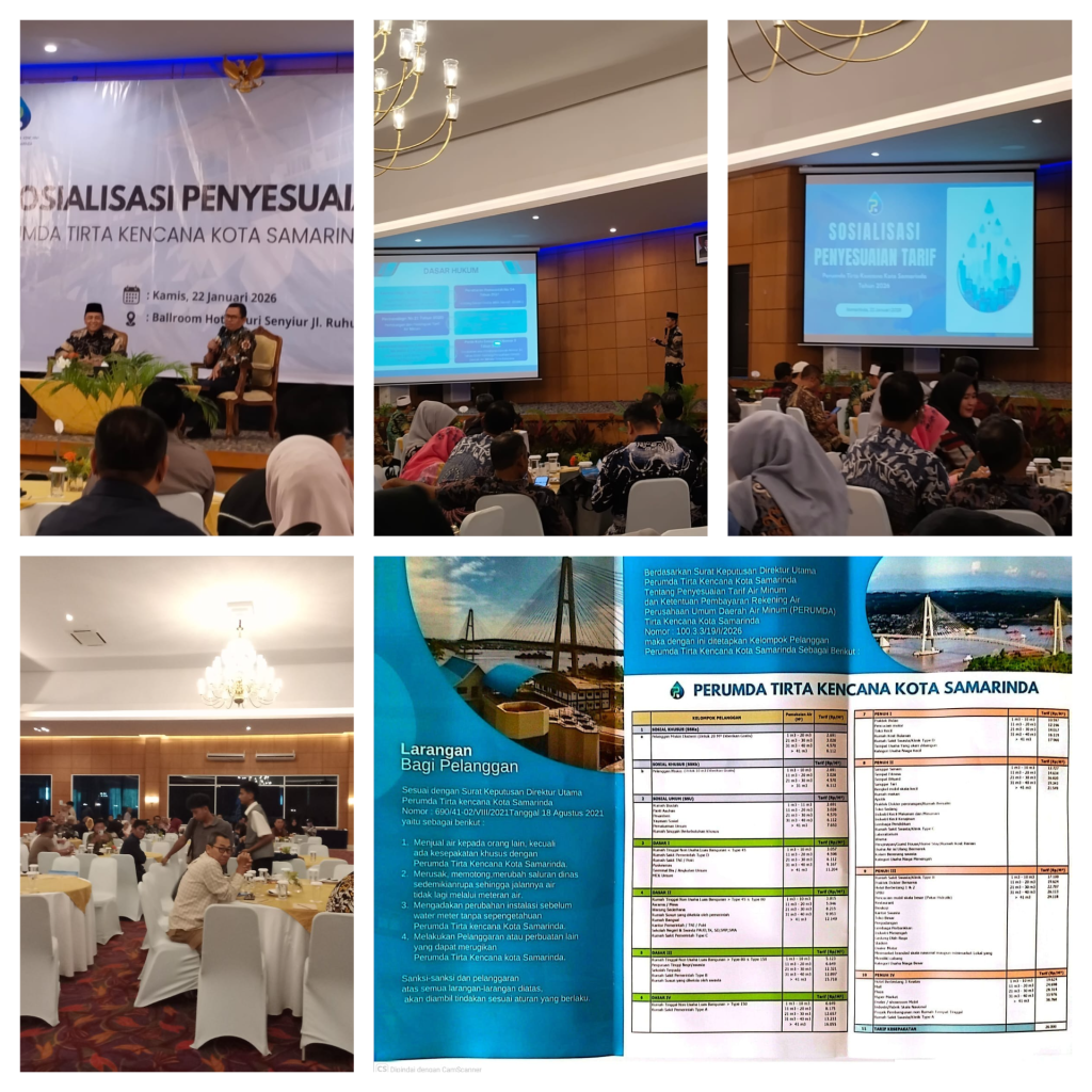 Sosialisasi Penyesuaian Tarif Perumda Tirta Kencana Kota Samarinda Tahun 2026