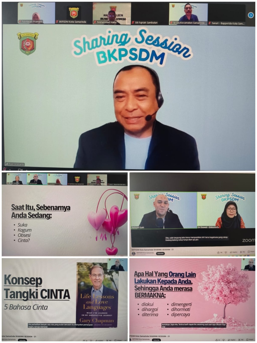 Sharing Session - 21 Seni Menjaga Keseimbangan Tangki Cinta dalam Pelayanan Publik