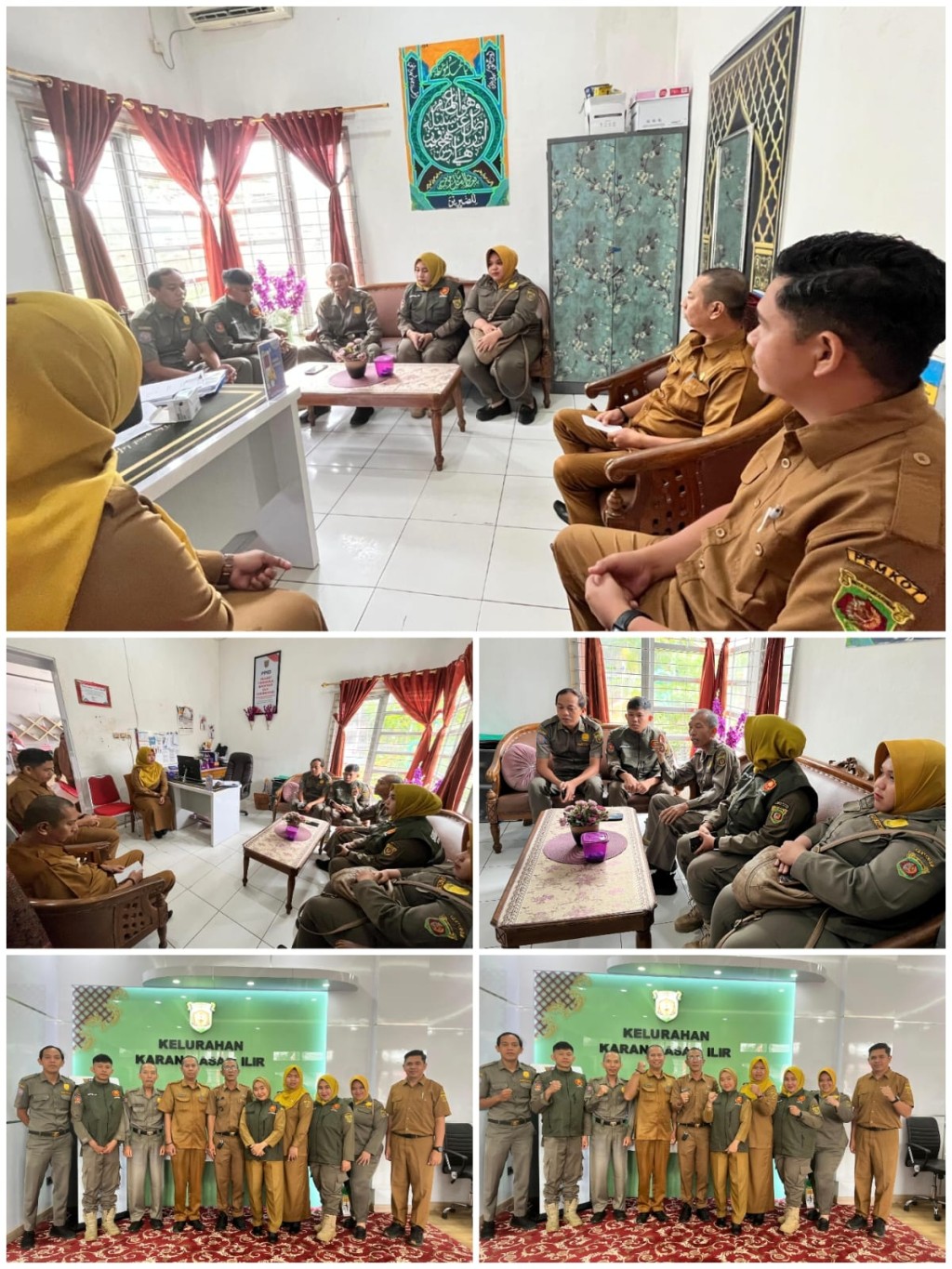 Koordinasi Satgas Satpol PP Kota Samarinda ke Tingkat Keluraha