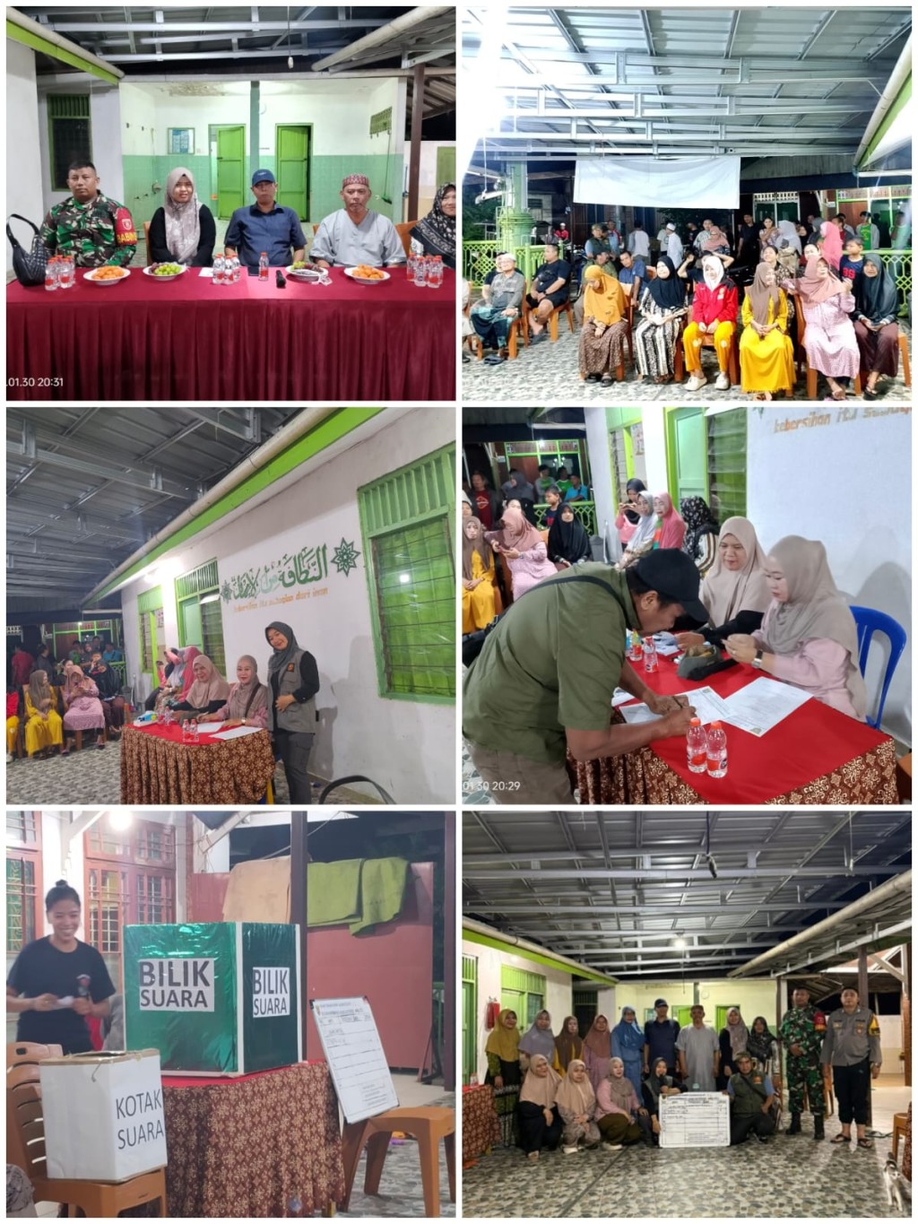Pemilihan Ketua RT. 02 Kelurahan Karang Asam Ilir.