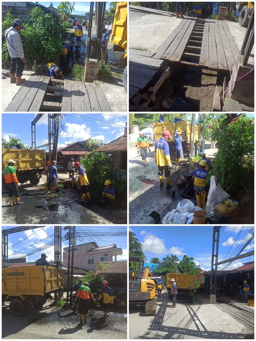 Normalisasi drainase olen Tim PUPR Kota Samarinda di Jl. Adam Malik 3 (depan SDN 003) RT. 20 Kelurahan Karang Asam Ilir