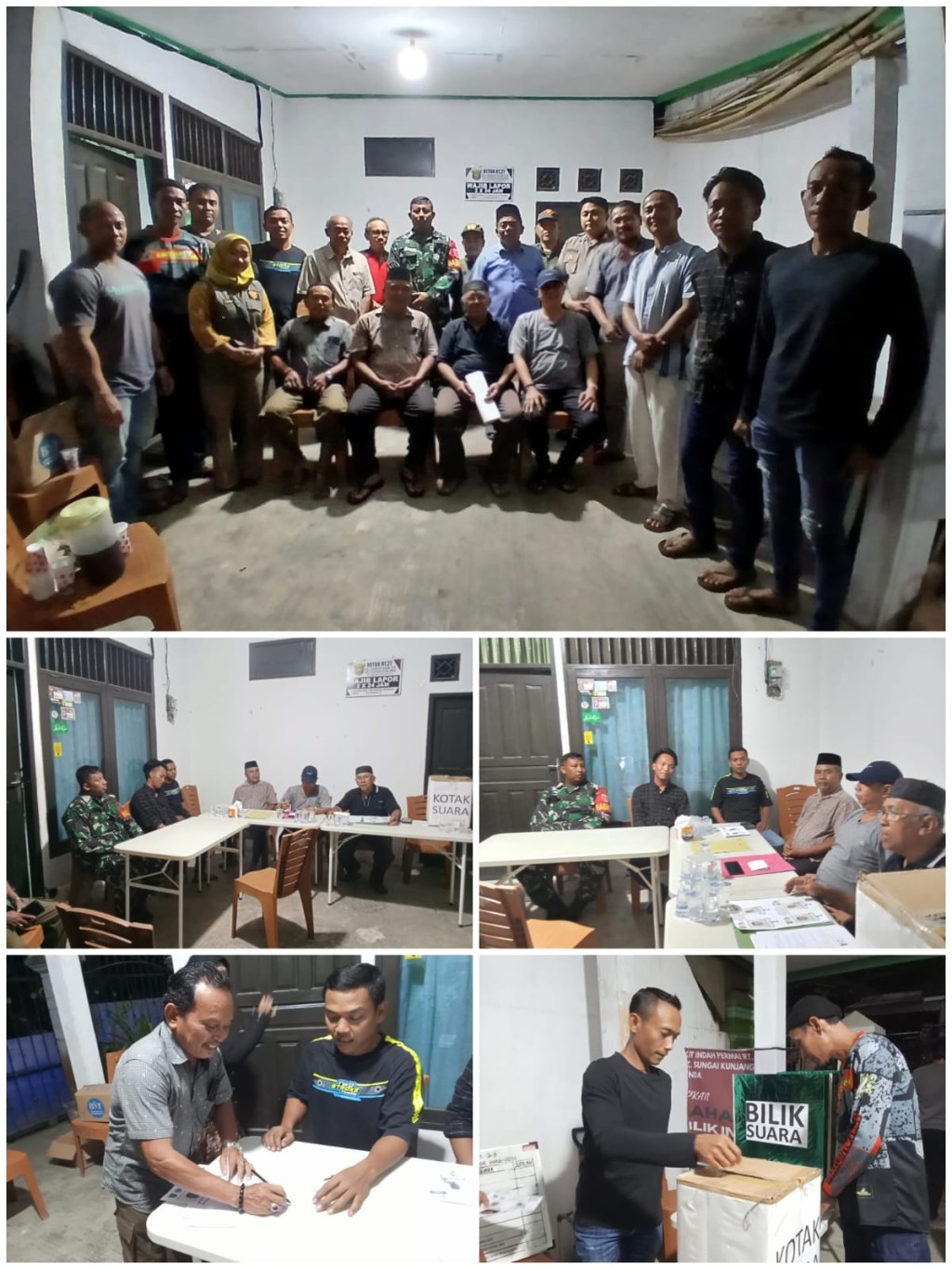 Pemilihan Ketua RT. 27 Kelurahan Karang Asam Ilir.