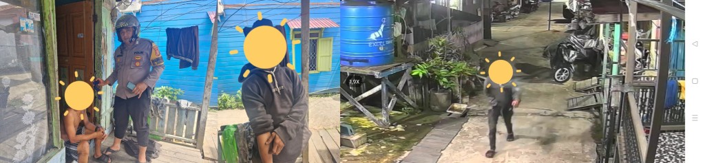 Penanganan maling atau pelaku tindak pidana pencurian di lingkungan RT. 05 Kelurahan Karang Asam