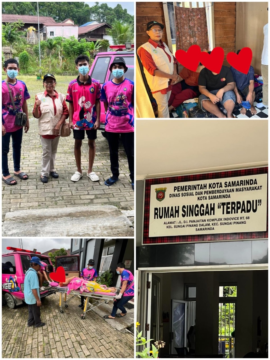 Penanganan warga tidak mampu RT. 19 Kelurahan Karang Asam Ilir