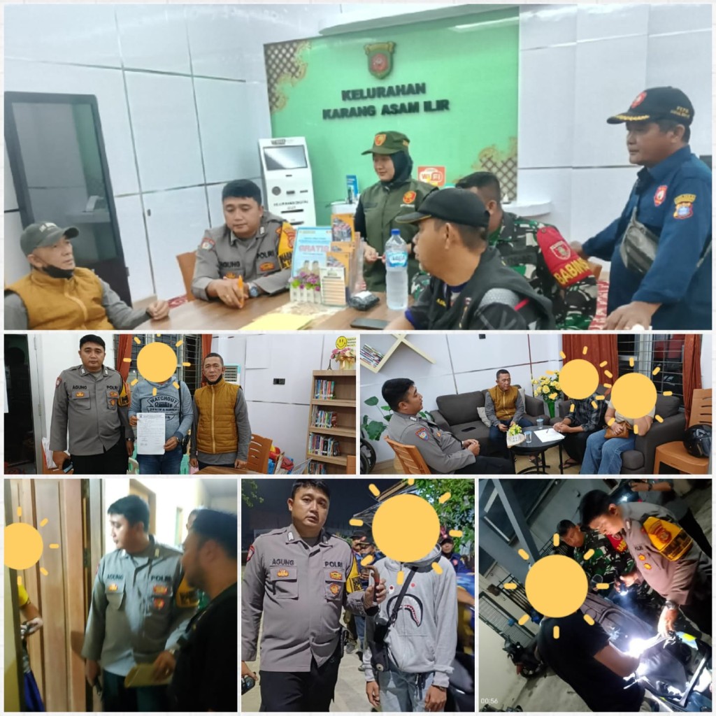 Cipta Kondisi di Wilayah Kelurahan Karang Asam Ilir, di Cafe serta Guest House/Kos